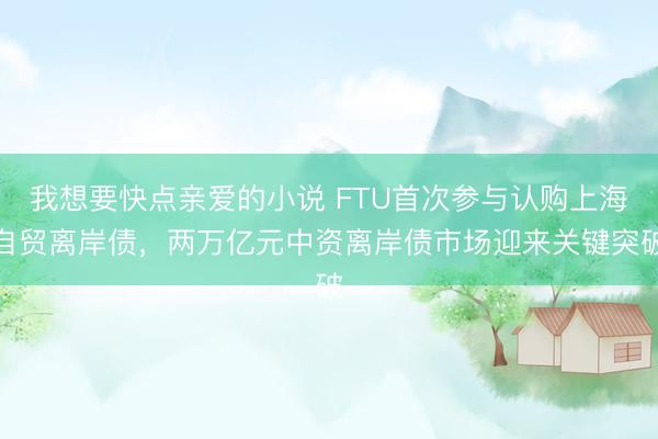 我想要快点亲爱的小说 FTU首次参与认购上海自贸离岸债，两万亿元中资离岸债市场迎来关键突破