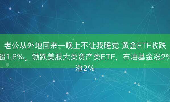 老公从外地回来一晚上不让我睡觉 黄金ETF收跌超1.6%，领跌美股大类资产类ETF，布油基金涨2%