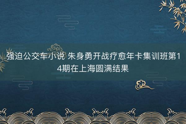 强迫公交车小说 朱身勇开战疗愈年卡集训班第14期在上海圆满结果