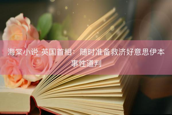 海棠小说 英国首相：随时准备救济好意思伊本事性道判